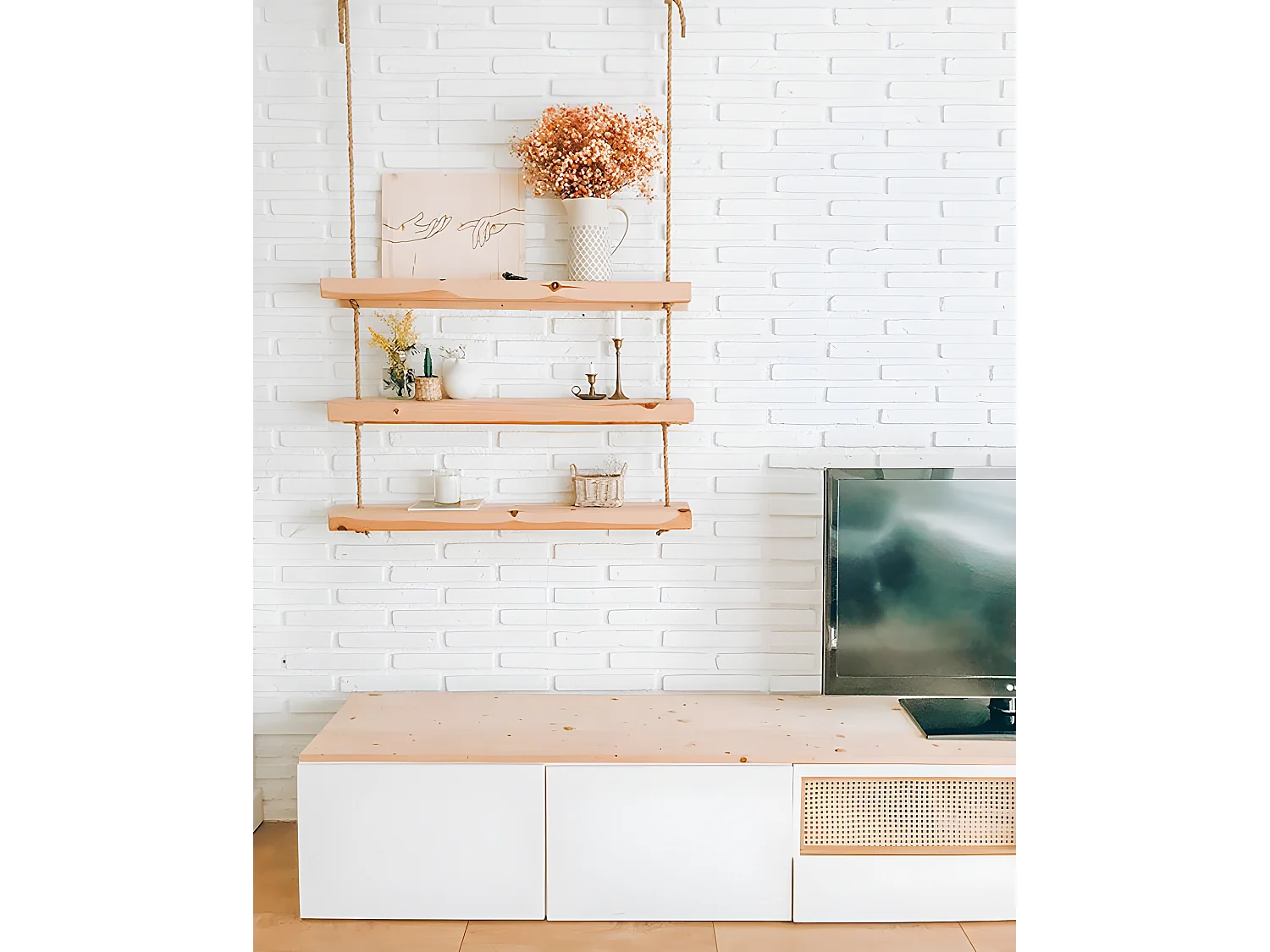 Cuadro de madera Hands