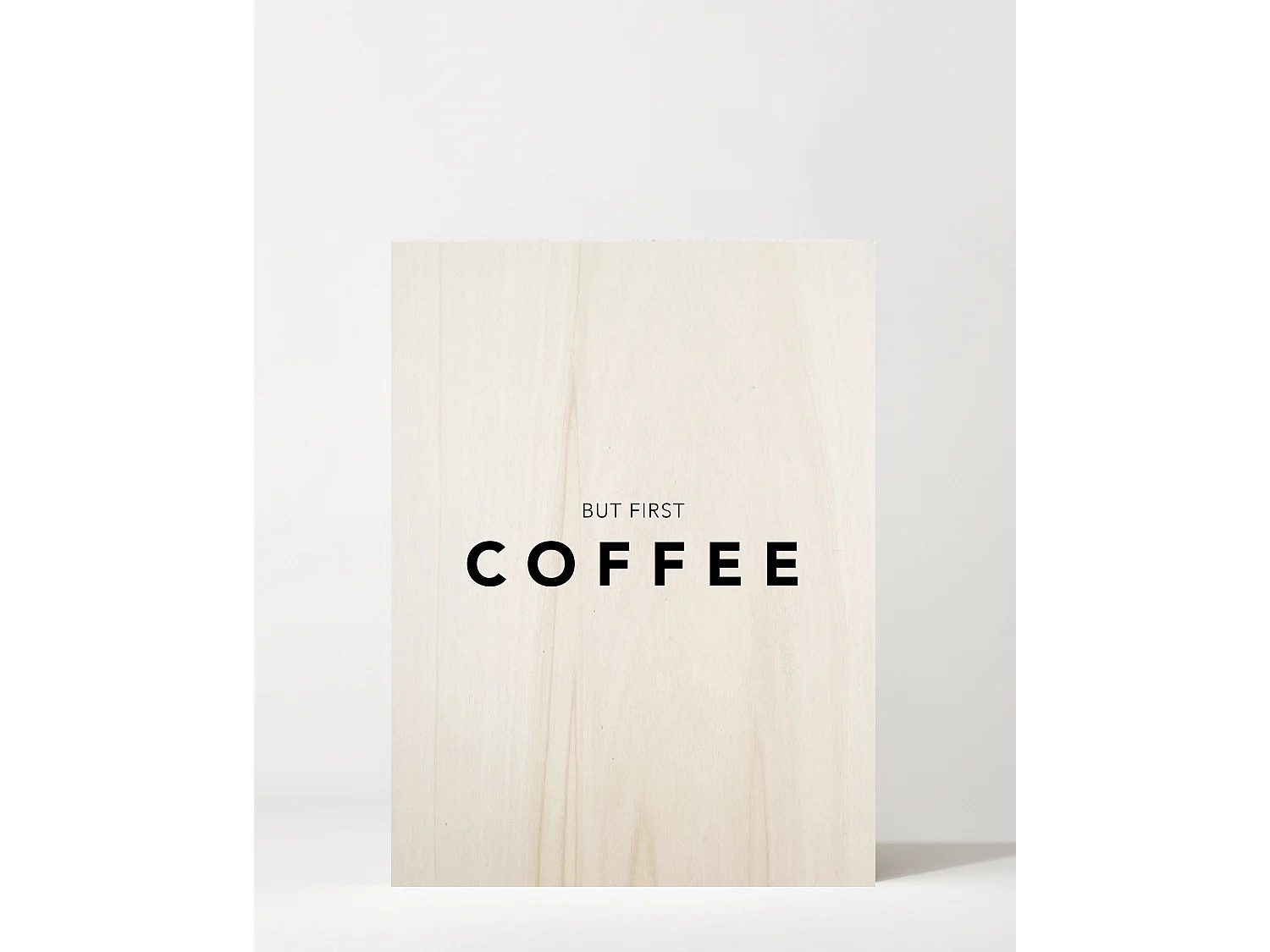 Cuadro de madera First Coffee