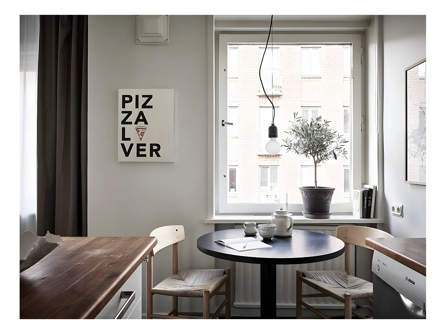 Cuadro de madera Pizza Lover