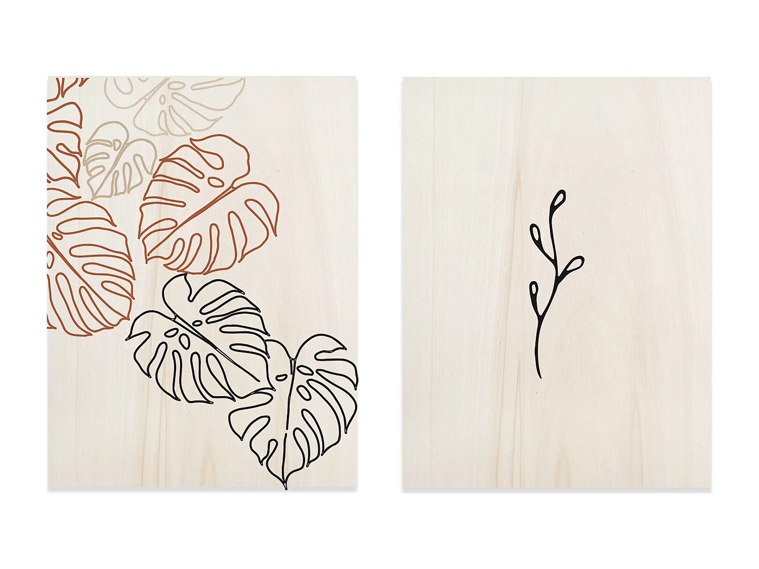 Pack de cuadros Drawline