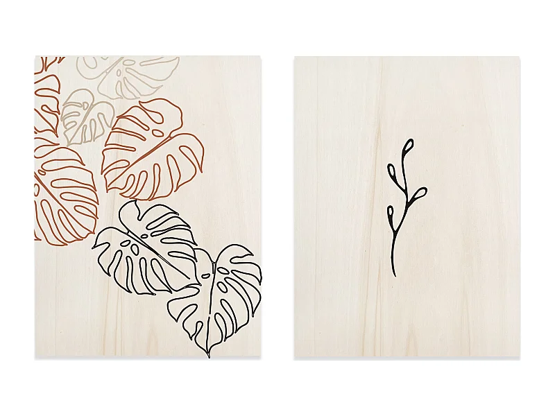 Pack de cuadros Drawline