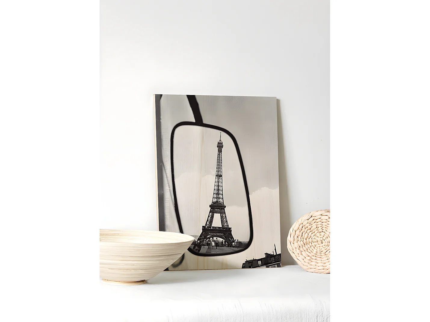 Cuadro de madera Torre Eiffel