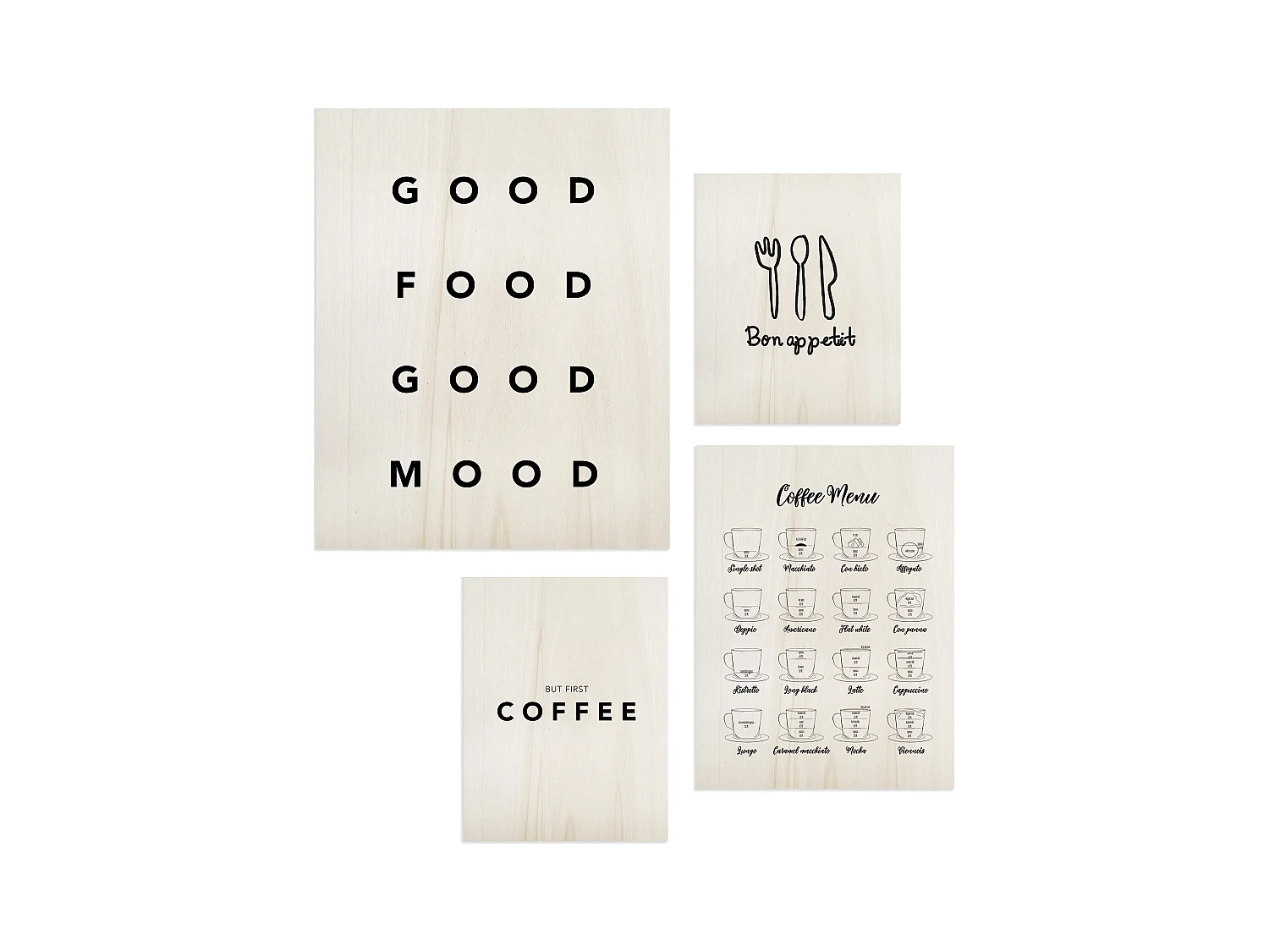 Pack de cuadros Food