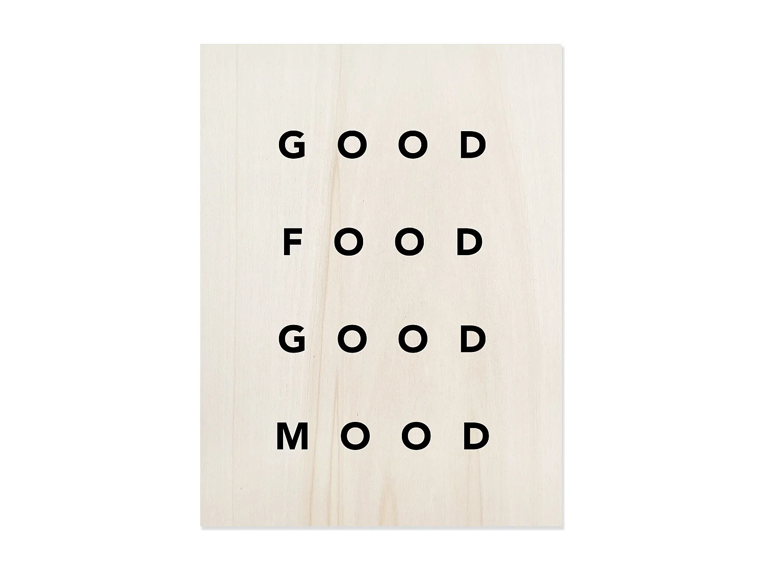 Cuadro de madera Good Food