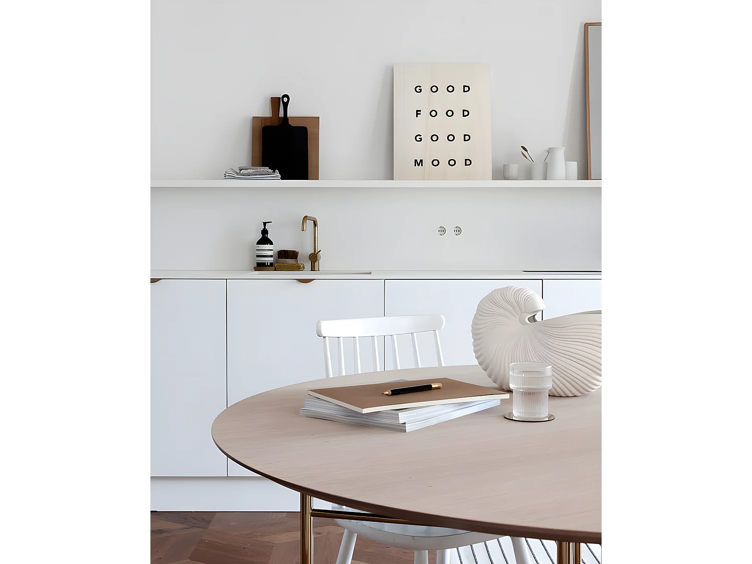 Cuadro de madera Good Food