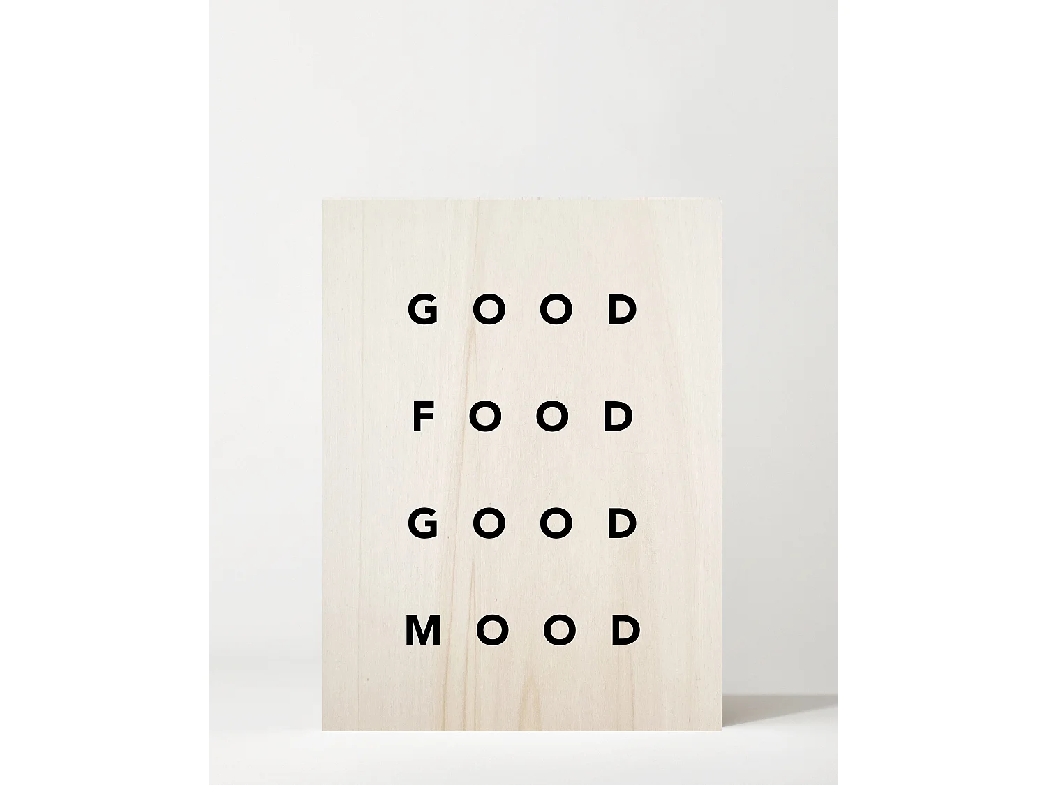 Cuadro de madera Good Food