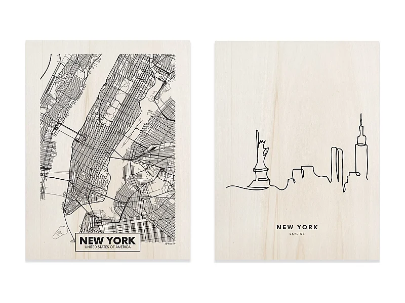 Pack de cuadros New York