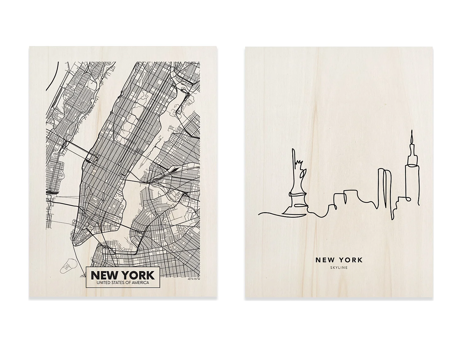 Pack de cuadros New York