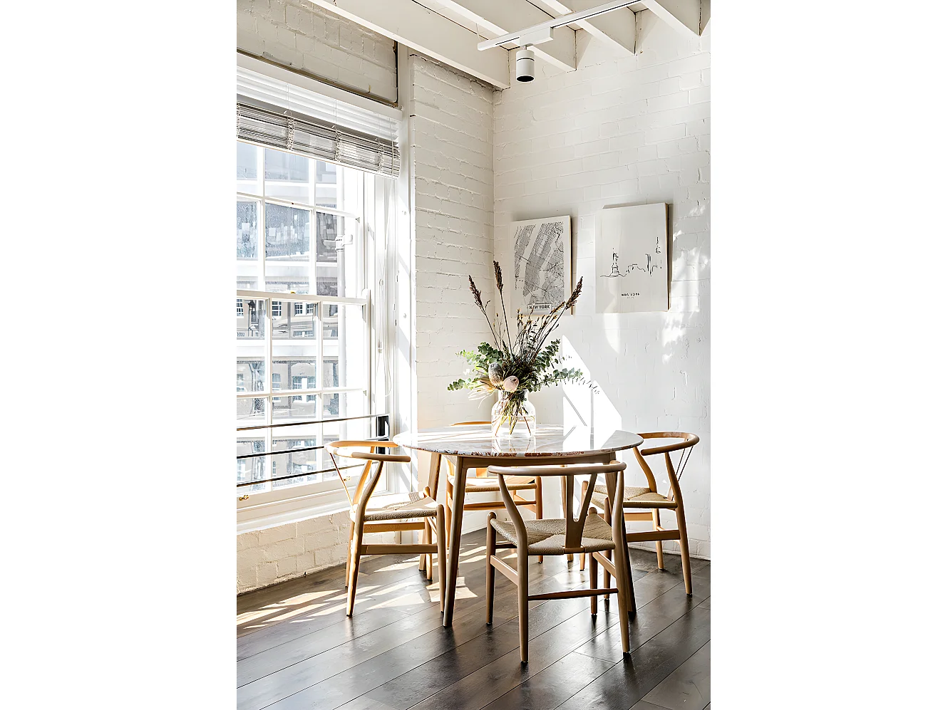 Pack tableaux en bois New York 40x50cm