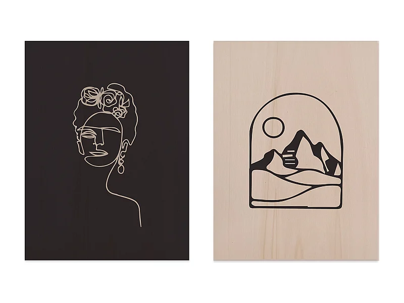 Pack de 2 cuadros Frida