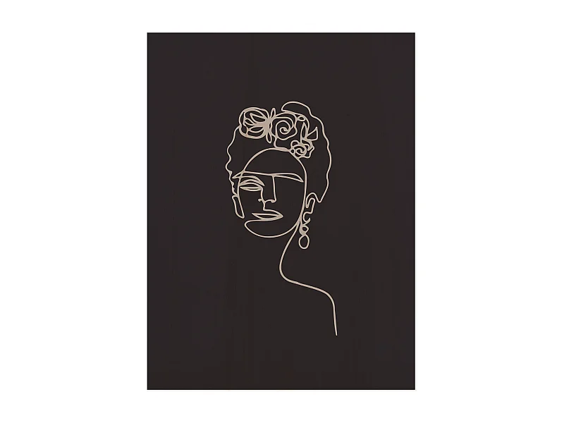 Cuadro de madera Frida