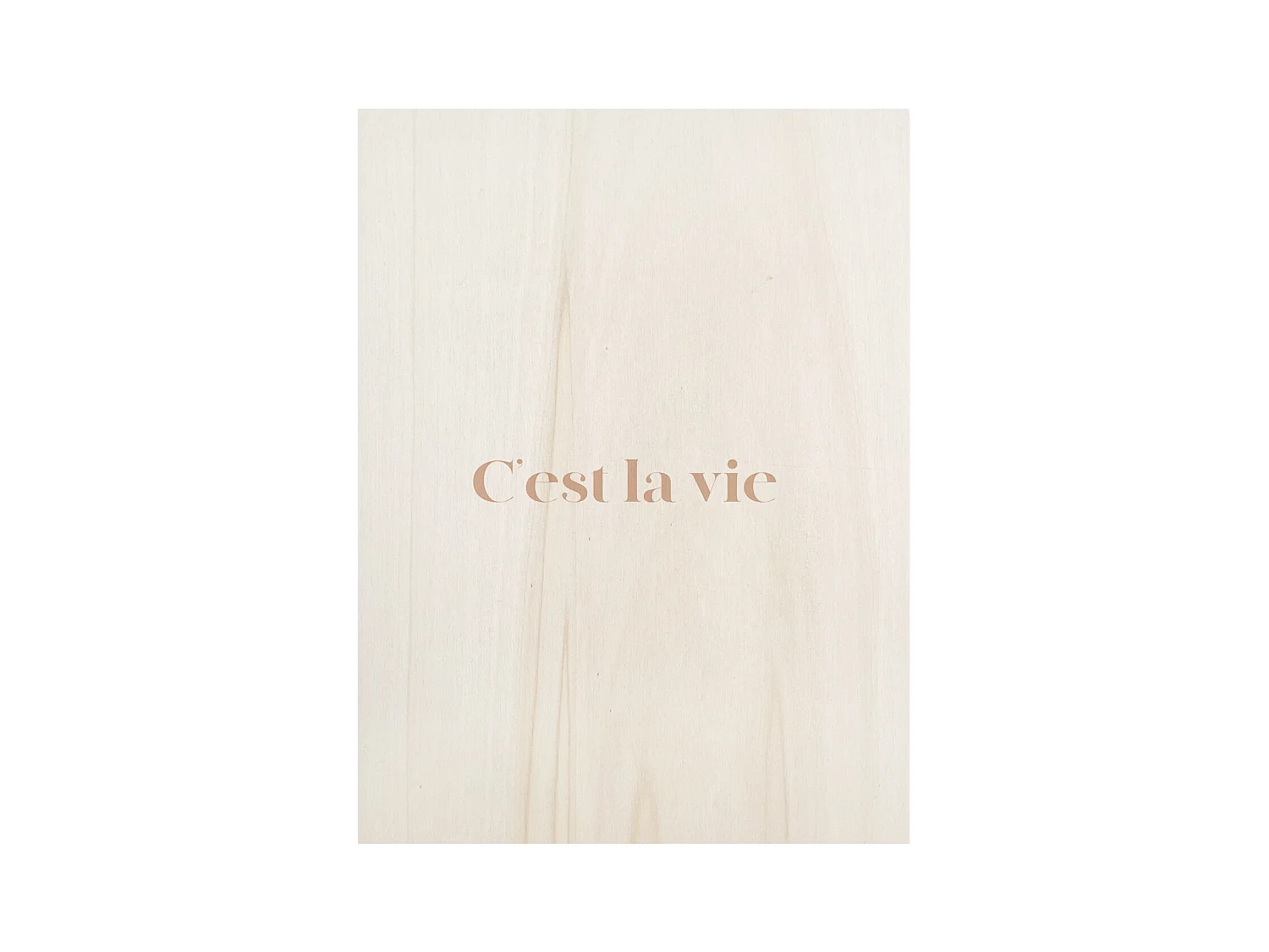Cuadro de madera C'est la vie Red