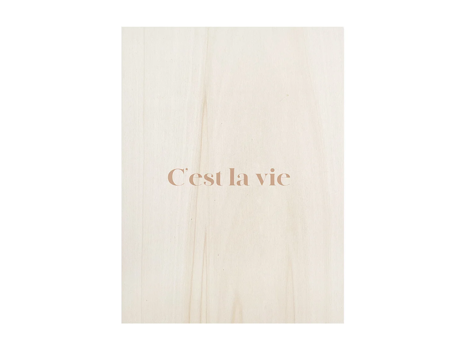 Cuadro de madera C'est la vie Red