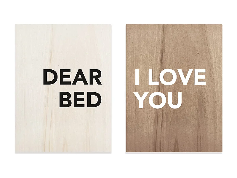 Pack de cuadros Dear Bed