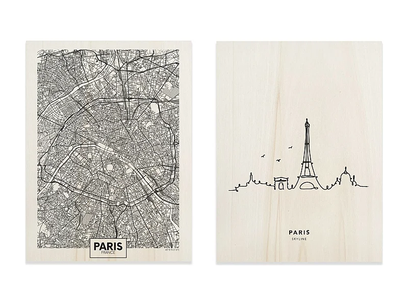 Pack de cuadros Paris