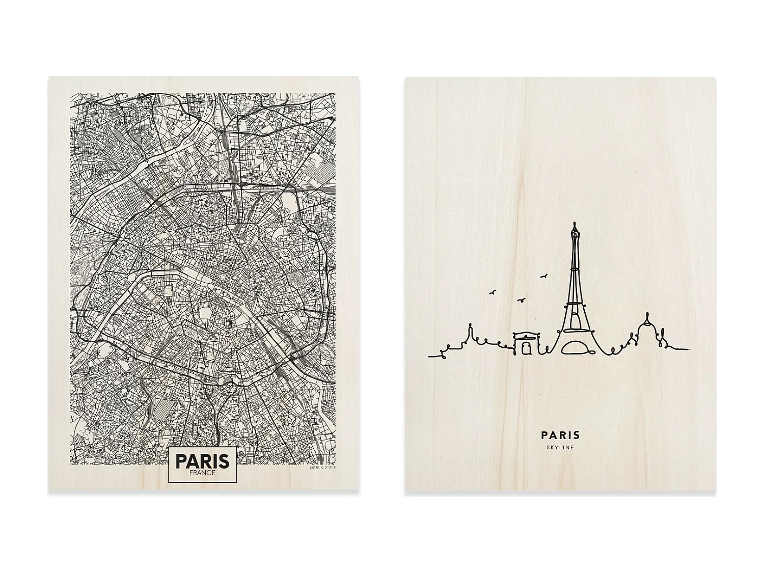 Pack de cuadros Paris