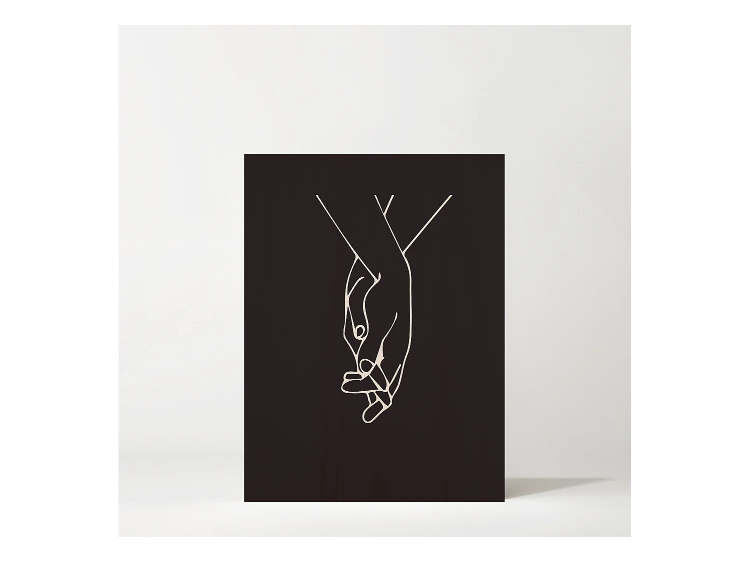 Cuadro de madera Black Hands