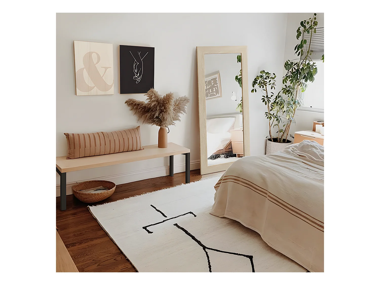 Cuadro de madera Black Hands