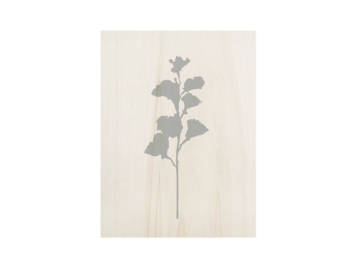 Cuadro de madera Blue Plant I