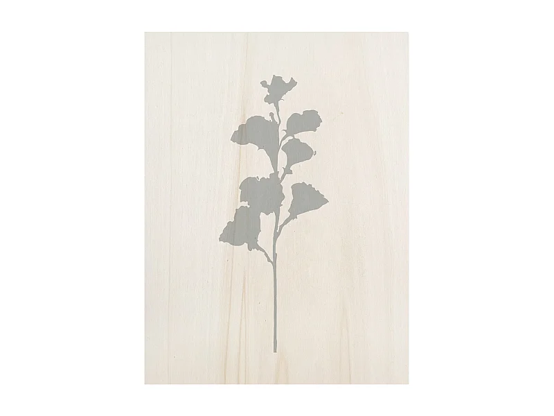 Cuadro de madera Blue Plant I
