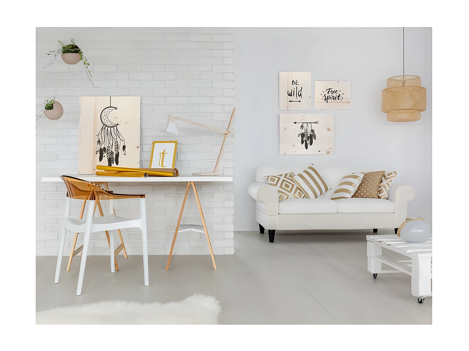 Pack de cuadros con motivos Boho