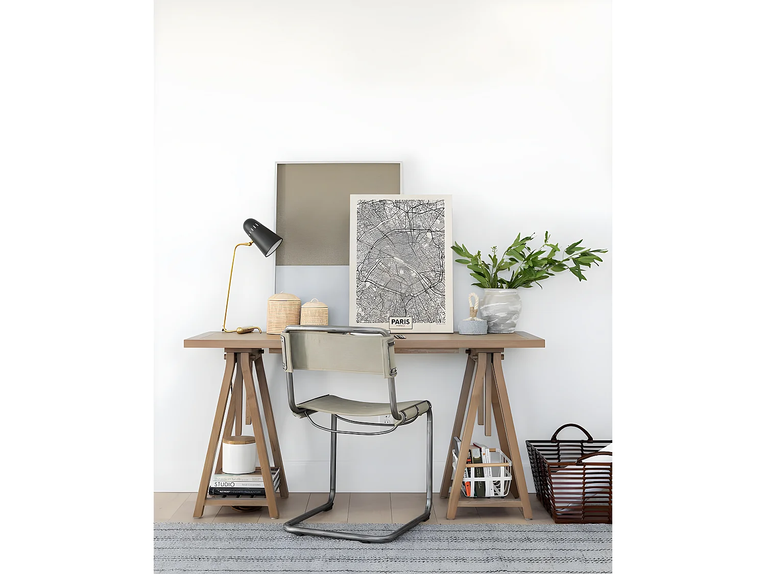 Cuadro de madera Paris