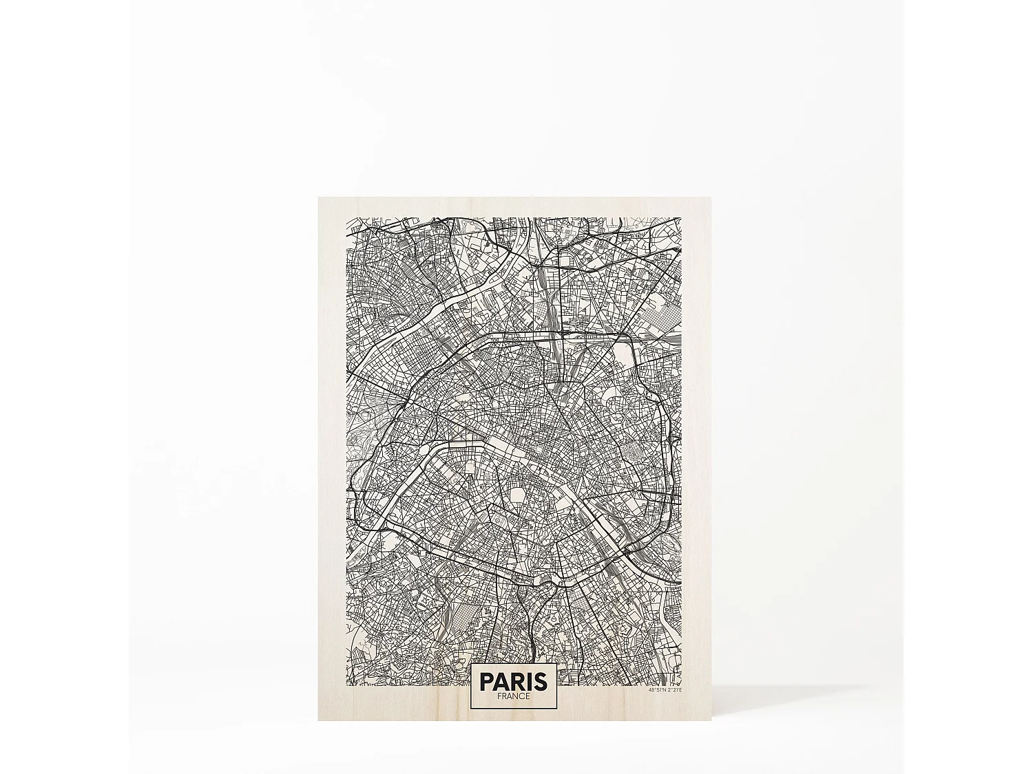 Cuadro de madera Paris