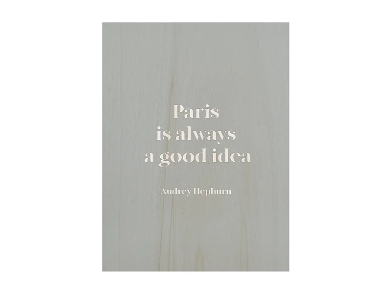 Cuadro de madera Paris Good Idea