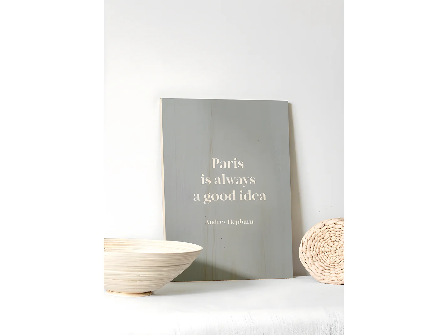 Cuadro de madera Paris Good Idea