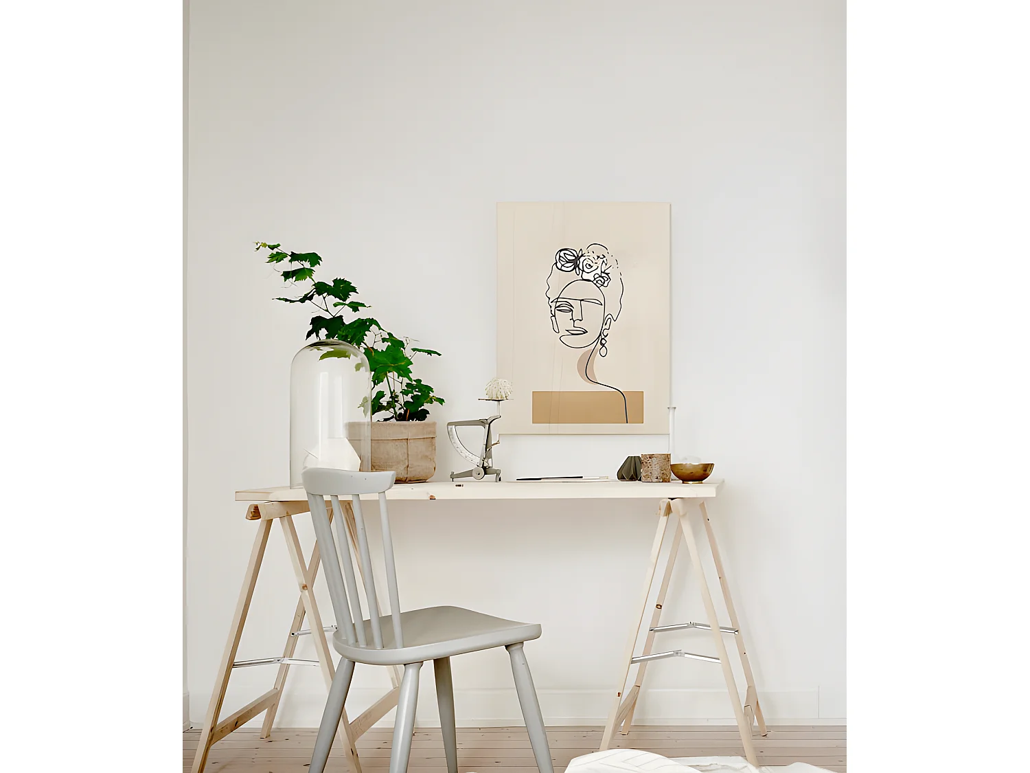 Cuadro de madera Frida's Portrait