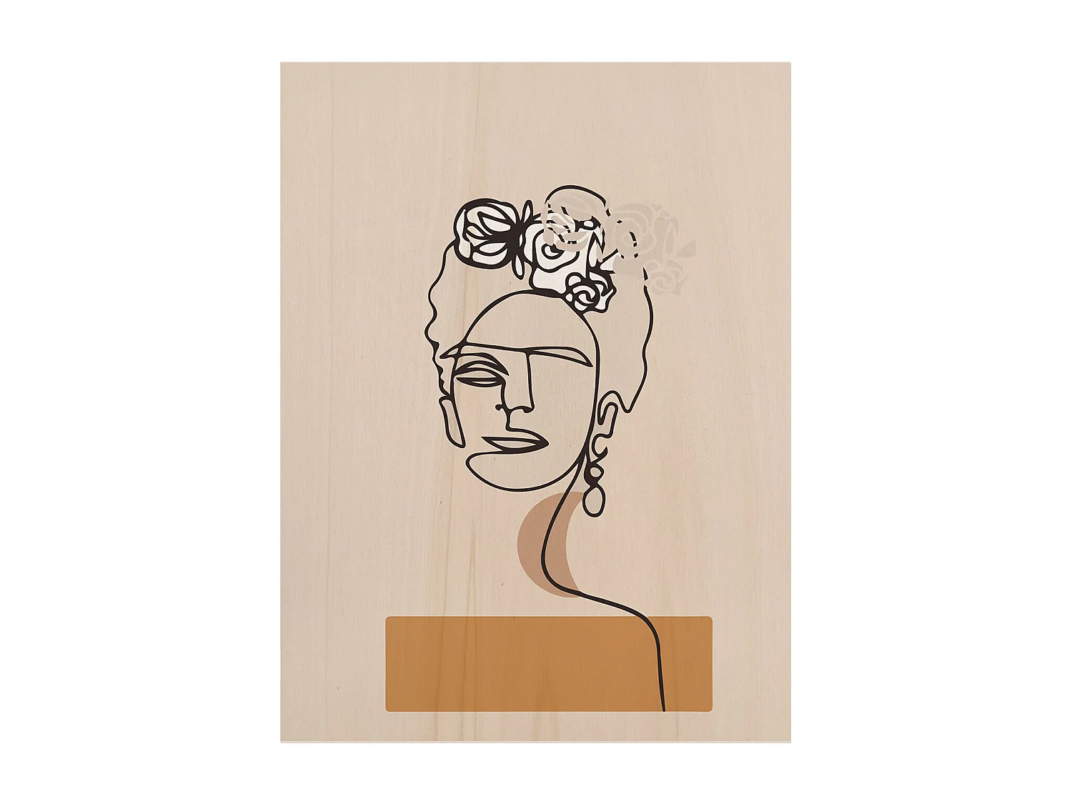 Cuadro de madera Frida's Portrait