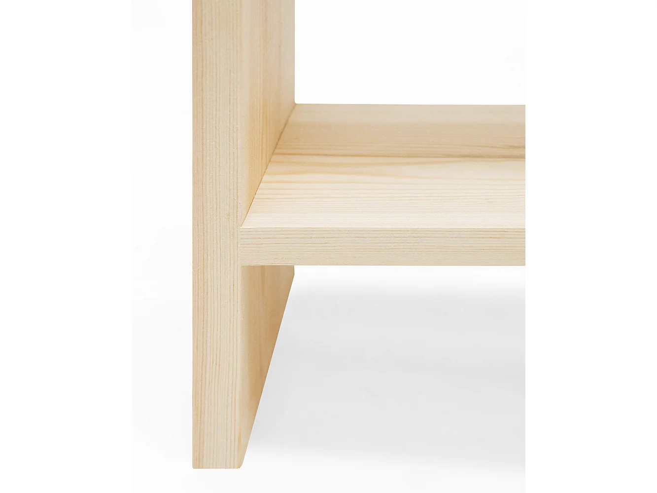 Comodino in legno massello in tono naturale 20x40cm - MELLER - DECOWOOD