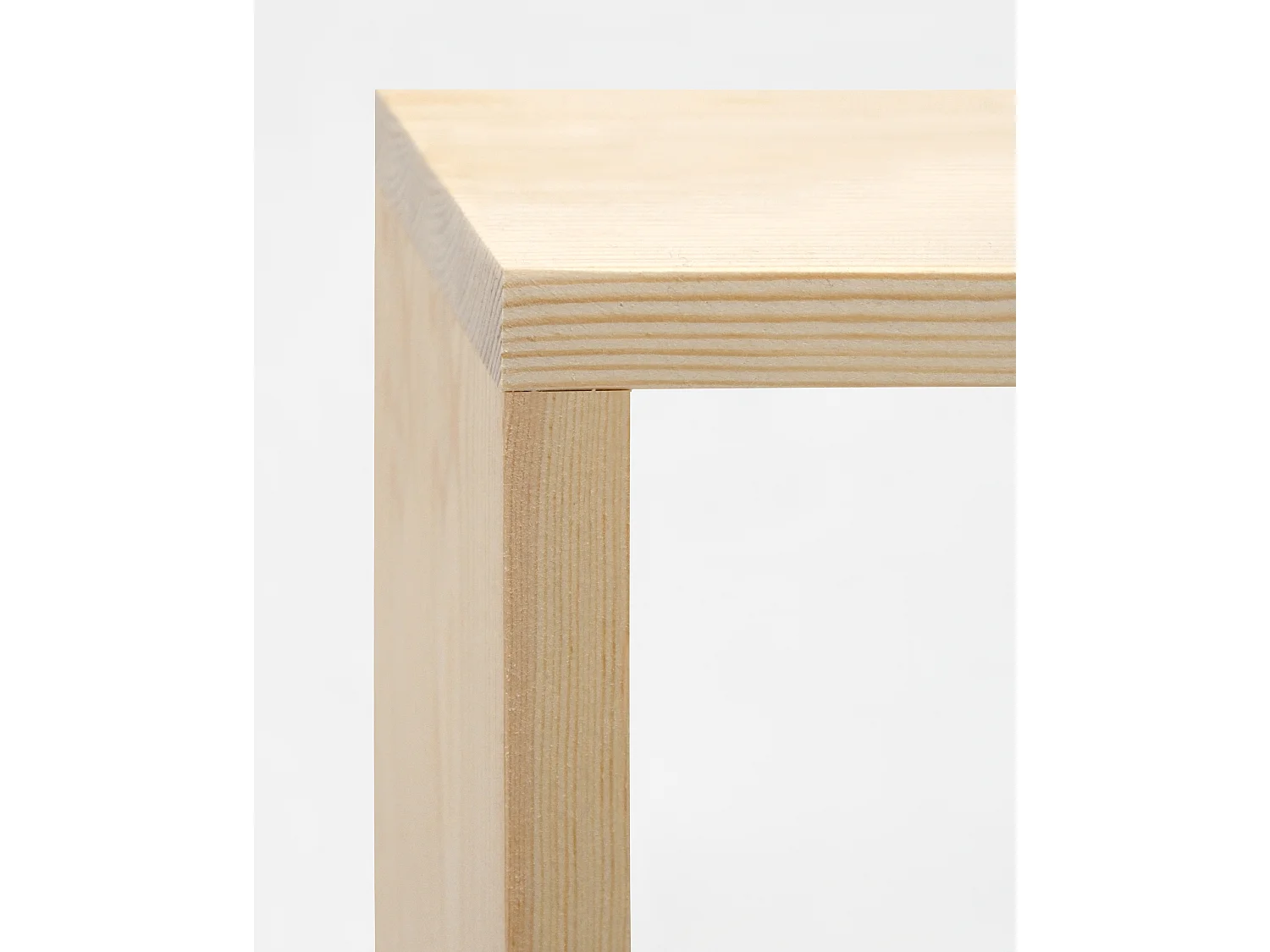 Comodino in legno massello in tono naturale 20x40cm - MELLER - DECOWOOD