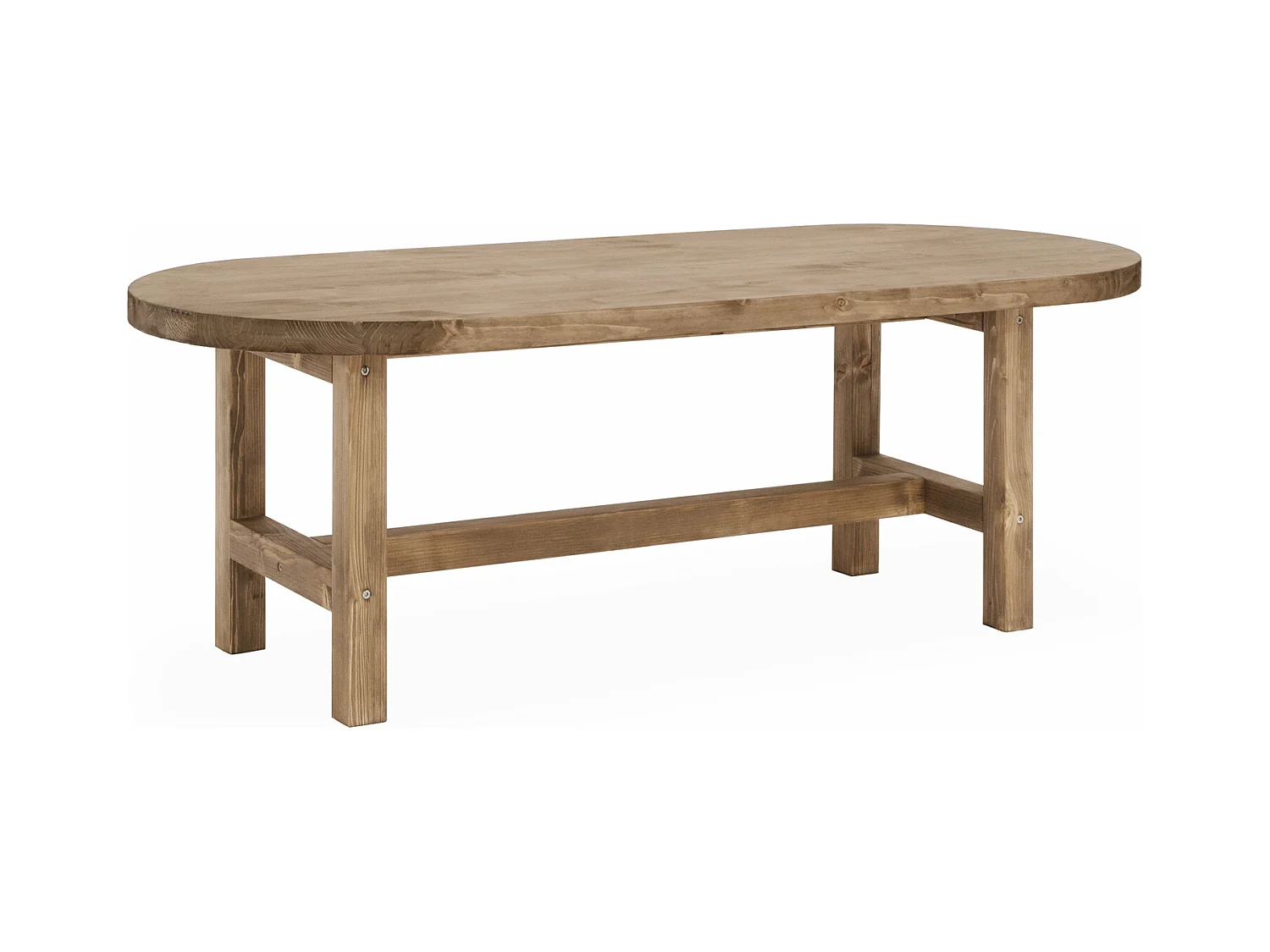 Table basse en bois de sapin vieilli 120x40cm - OLIVIA - DECOWOOD