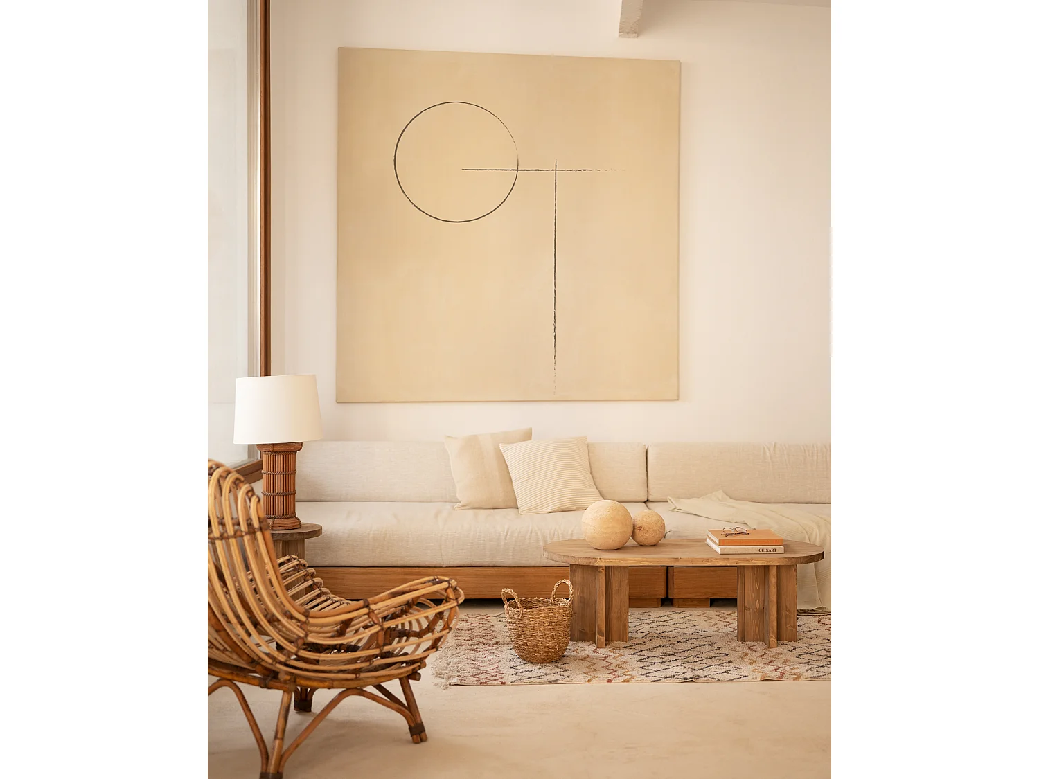 Mesa de centro ovalada de madera de abeto Decowood color roble oscuro de 120x40cm - TOKYO - DECOWOOD