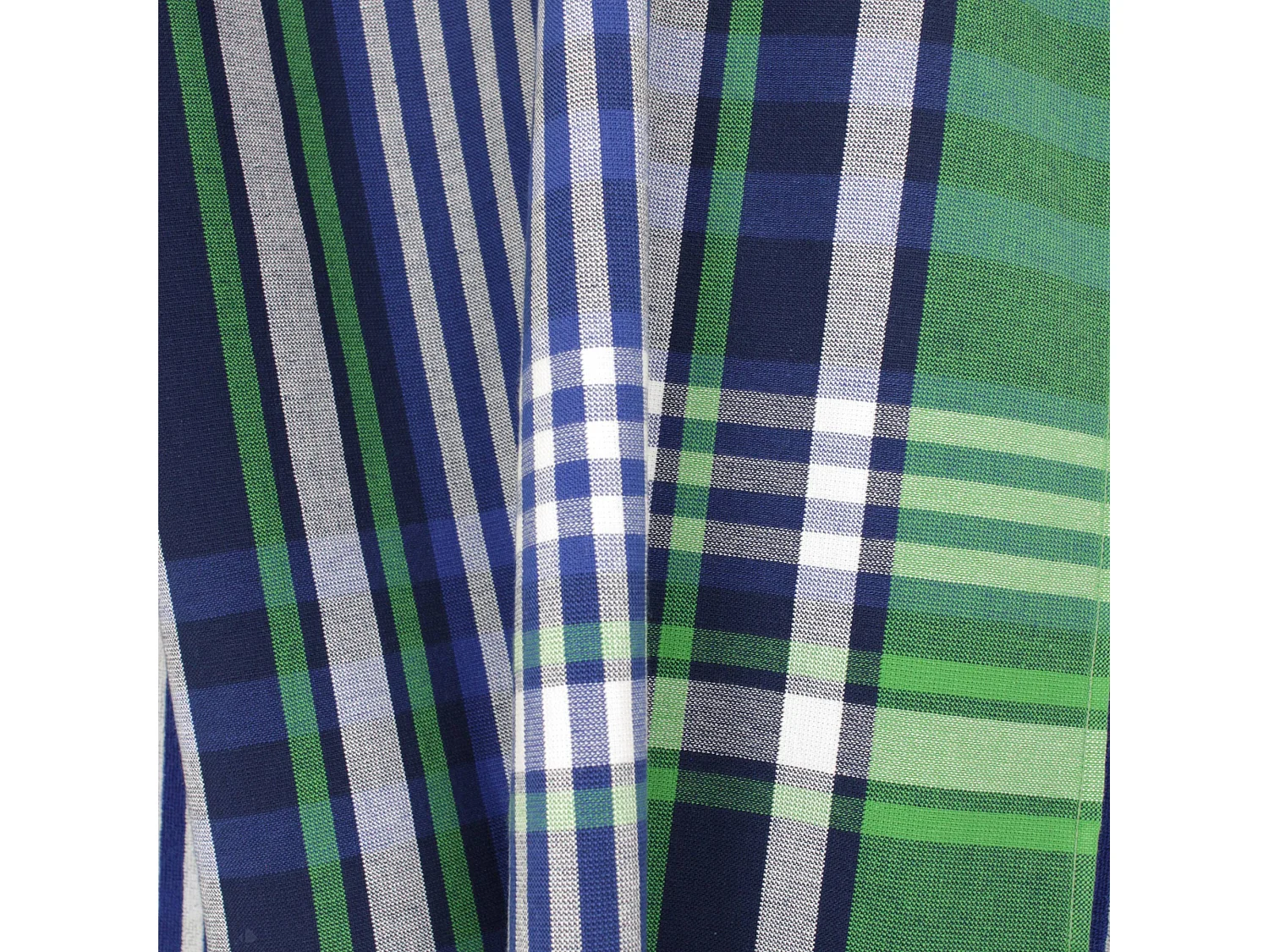 Fouta doublée éponge 100x180 cm CALADOR Multicolore vert