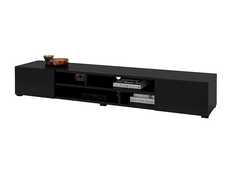 TV-Möbel 210cm in Schwarz aus der Kollektion KOBEE. Möbel zum Aufstellen oder Aufhängen.