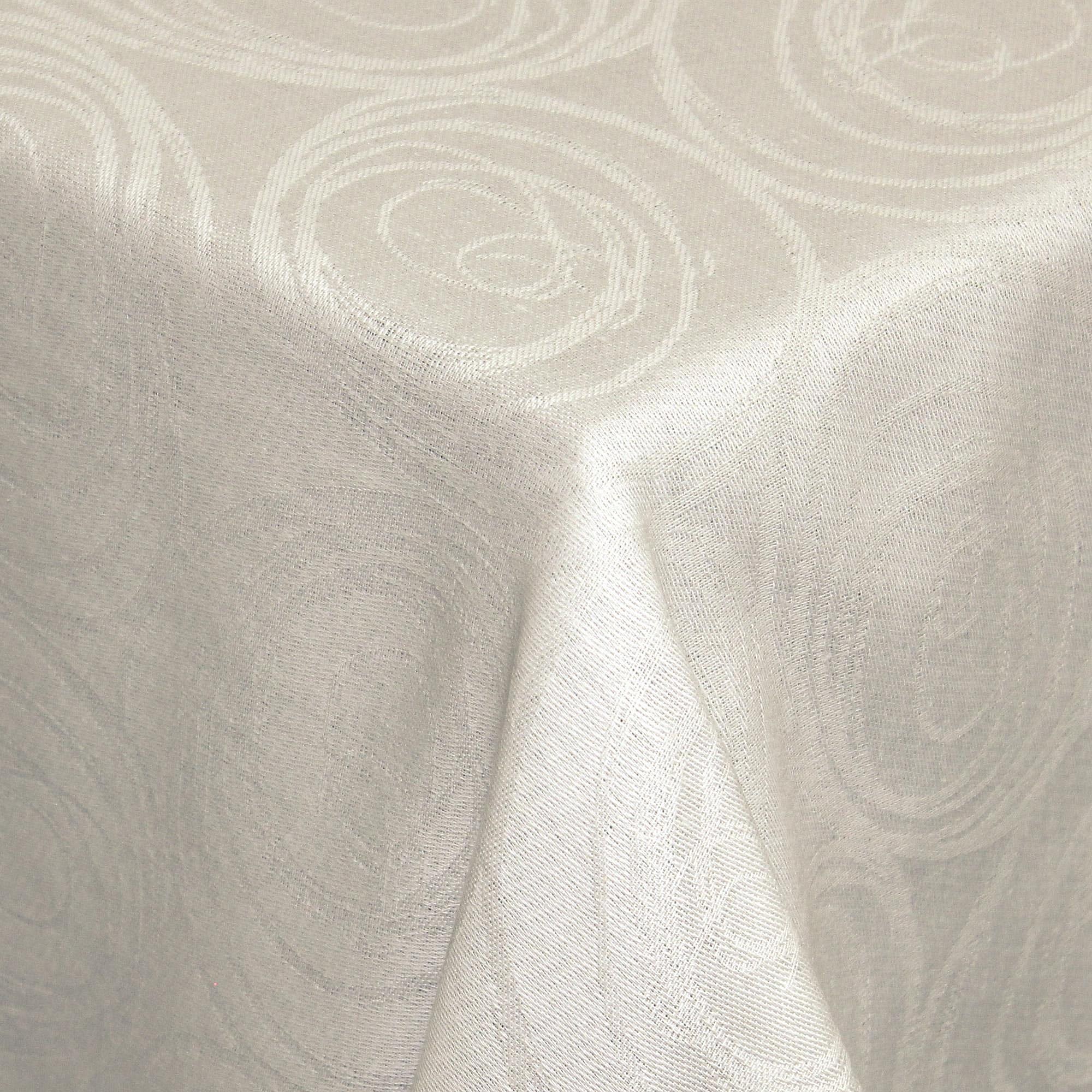 Nappe carrée Jacquard Mazan rouge et bleue, Tissus Toselli