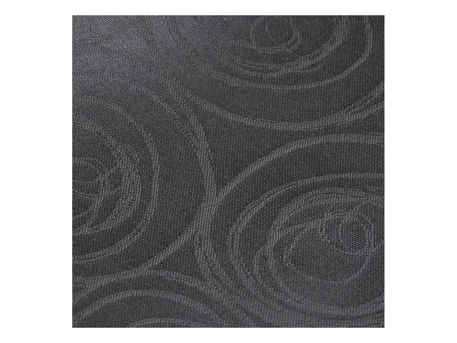 Nappe rectangle 150x200 cm Jacquard coton SPIRALE anthracite
