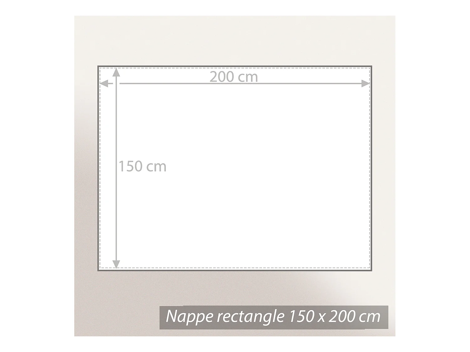 Nappe rectangle 150x200 cm Jacquard coton SPIRALE anthracite