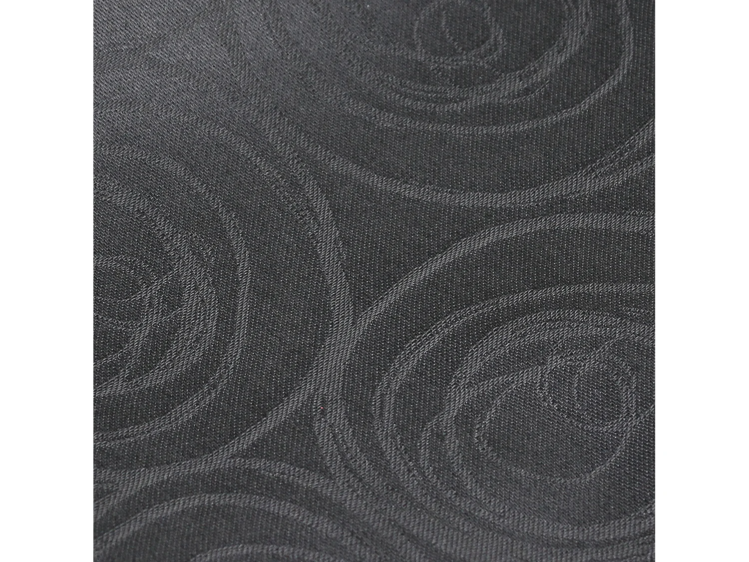 Nappe rectangle 150x250 cm Jacquard coton SPIRALE anthracite