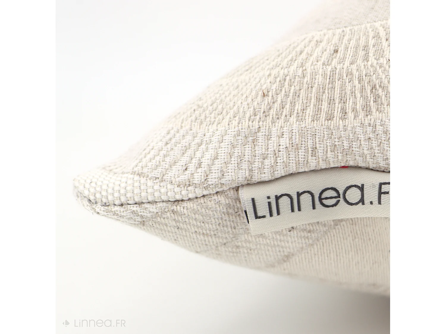Housse de coussin 45x45 cm MAMA Ecru/Lin