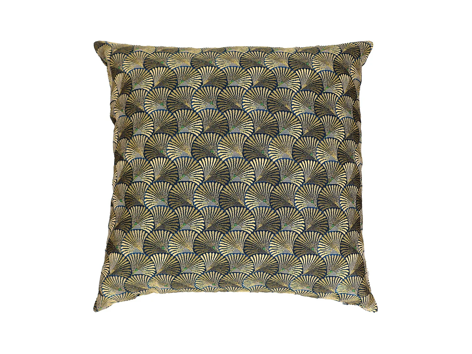 Housse de coussin 50x50 cm SHELL bleu Marine