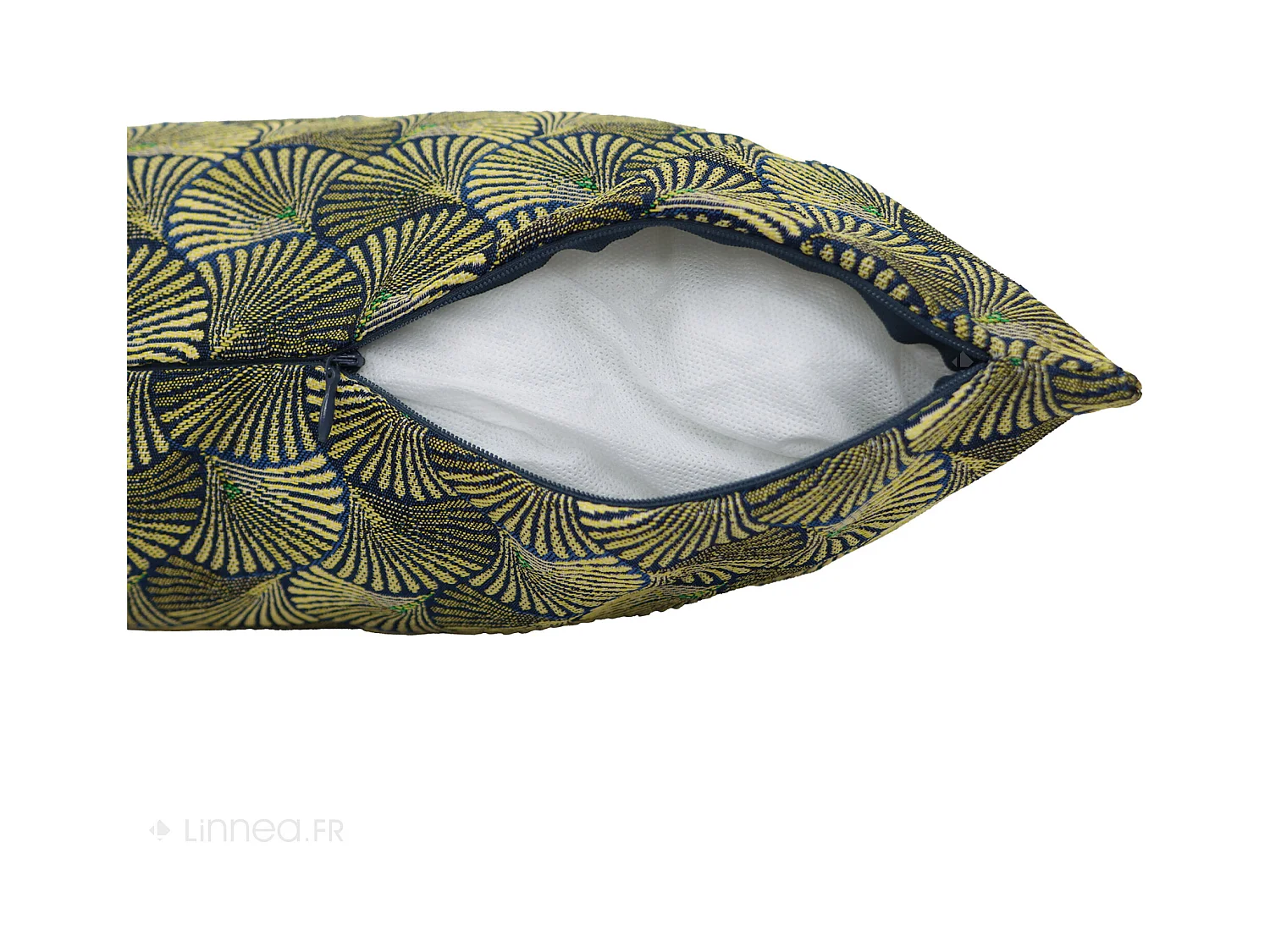 Housse de coussin 50x50 cm SHELL bleu Marine