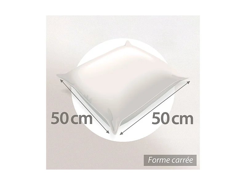 Housse de coussin 50x50 cm SHELL bleu Marine