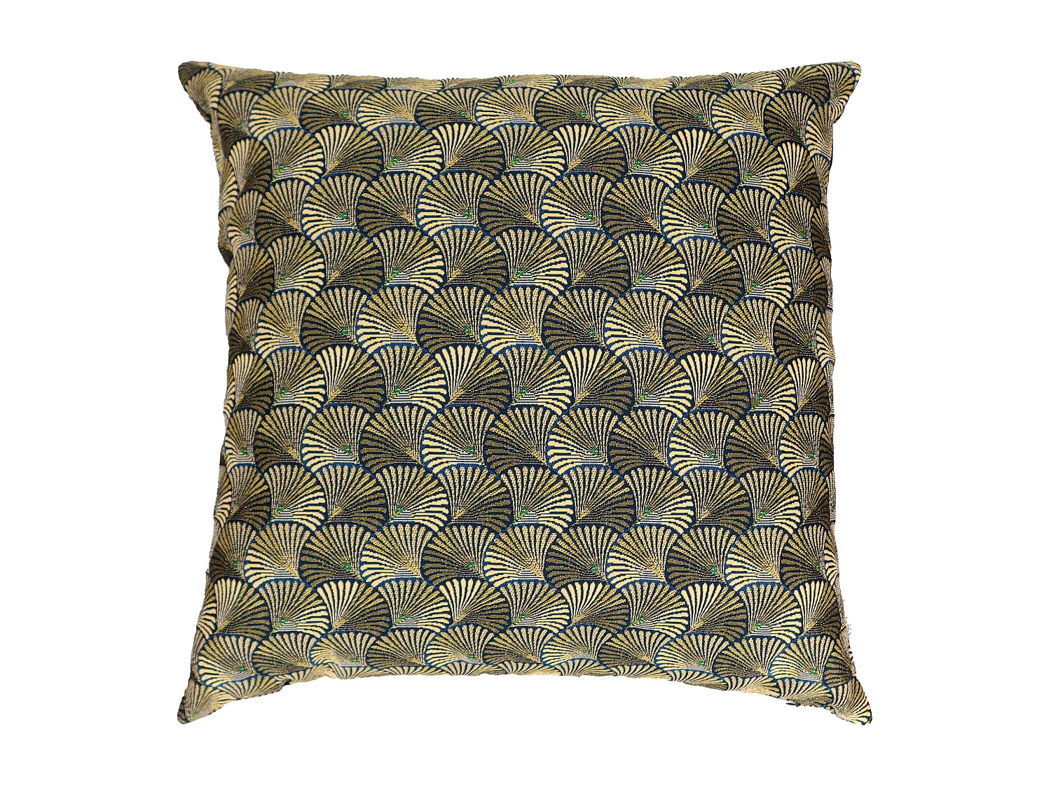 Housse de coussin 50x50 cm SHELL bleu Marine