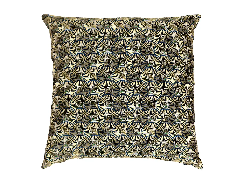 Housse de coussin 50x50 cm SHELL bleu Marine