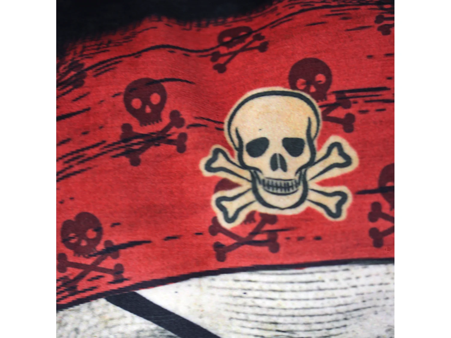 Housse de coussin 45x45 cm Tête de mort Pirate corsair