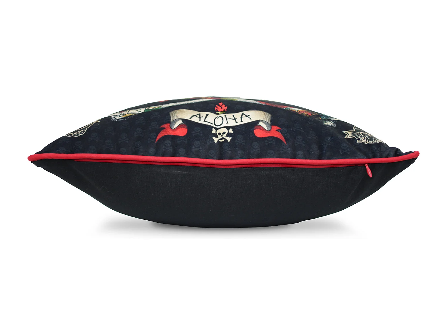 Housse de coussin 45x45 cm Tête de mort Pirate corsair