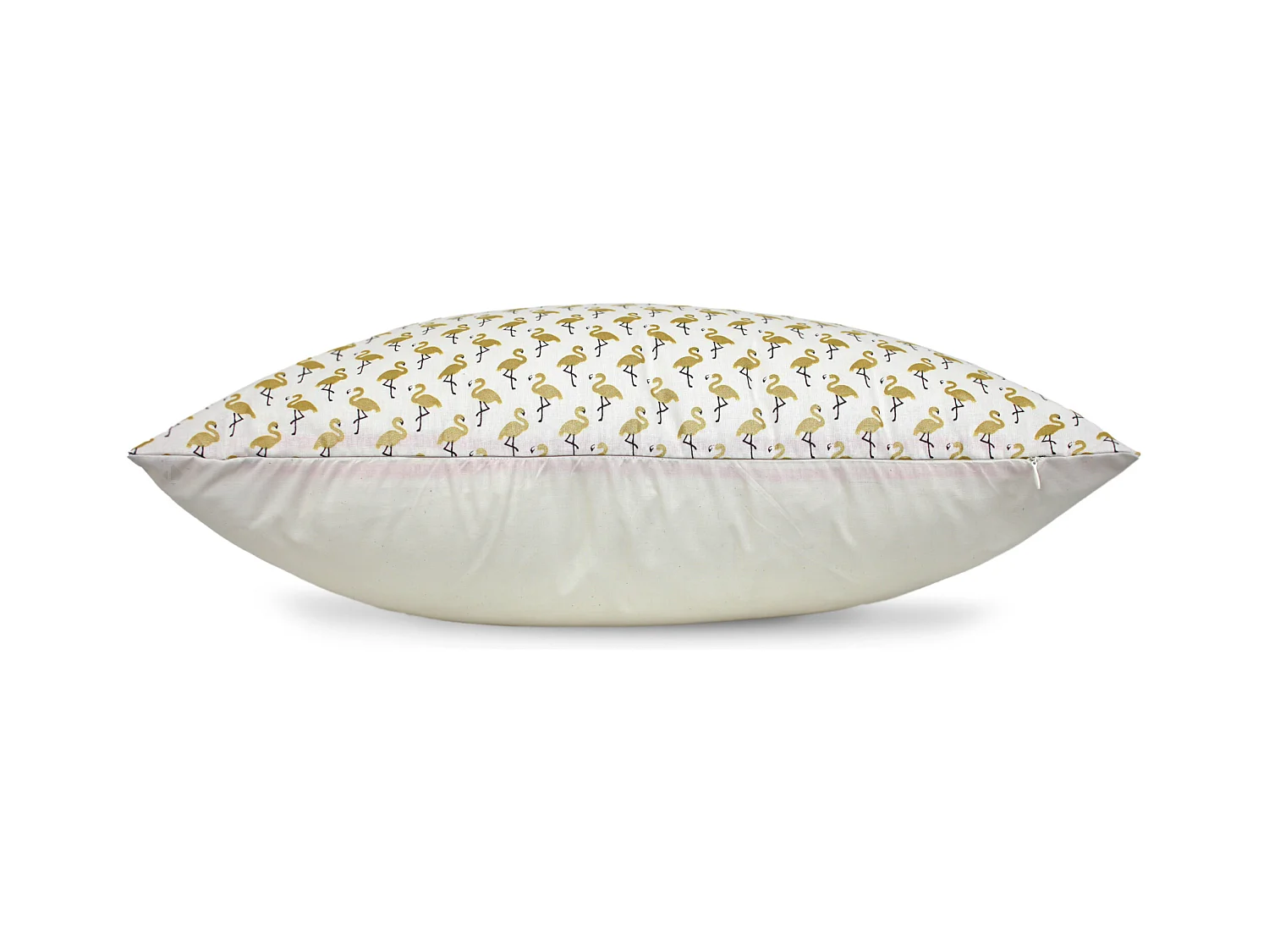 Housse de coussin 60x60 cm FLAMINGO Or